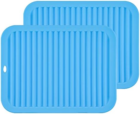 Smithcraft Silicone Trivet Mat Set, 2-Piece, 9 x 12 Inch