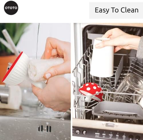 OTOTO Mushroom Foldable Kitchen Funnel, Silicone