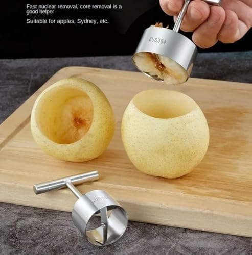 5-in-1 Stainless Steel Fruit Corer Tool – Apple, Pear & Pineapple Core