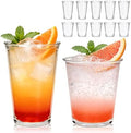 Mapoxy 12 Pack Highball Glasses Set, 12 oz & 10 oz Stackable Tumblers