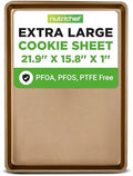 NutriChef Nonstick XL Cookie Sheet Baking Pan, Extra Large 22 Inch x