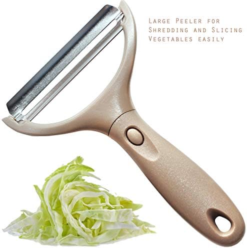 Julienne Vegetable Peeler Set of 4 in 1 with Bonus Cutting Board