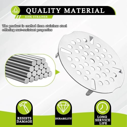 3-Pack 3.5 Inch Sink Drain Cover Fits Most of 3-Tier Sinks