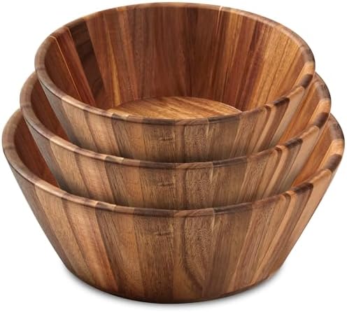 8-Piece Wooden Utensil Set with Holder