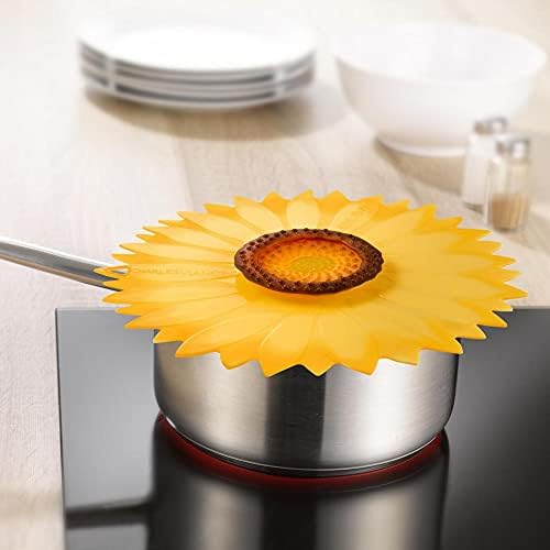 Charles Viancin Sunflower Silicone Lids, 8 Inch