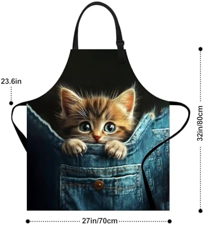 Apron Home Kitchen Cooking Baking Gardening for Women Men with