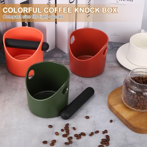 uxcell 4" Coffee Knock Box Espresso Knock Box Coffee Grounds Container