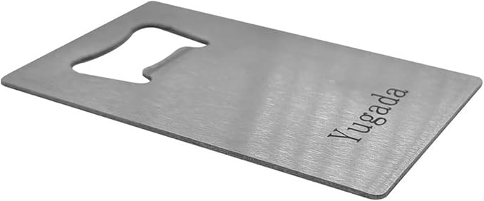 50 Pcs Stainless Steel Metal Card Beer Bottle Opener, DIY Party Favor Wedding - Image 8