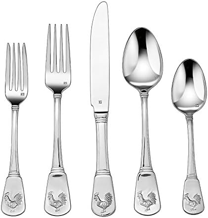Cuisinart CFE-01-FR20 60-Piece Stainless Steel Flatware Set – French