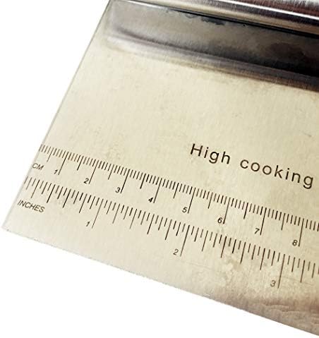 Stainless Steel Dough Pastry Scraper Cutter Chopper with Measuring
