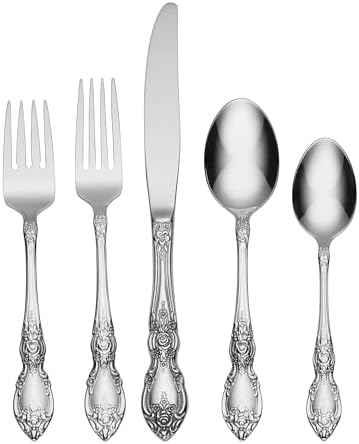 Oneida Wordsworth 45-Piece 18/0 Silverware Set for 8, Flatware