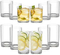 RLWY Acrylic Plastic Drinking Glasses Set of 12 - Unbreakable Tumblers
