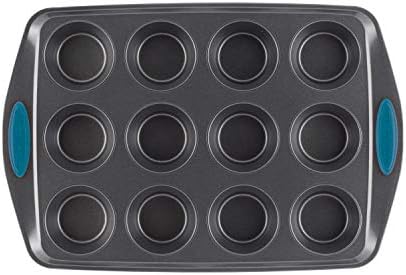 Rachael Ray Yum -o! Nonstick Bakeware 12-Cup Muffin Tin With Grips