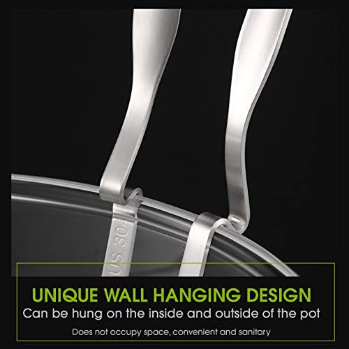 Patelai 2 Pcs Hot Pot Slotted Ladle Set Stainless Steel, Silver