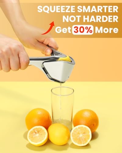 Stainless Steel Lemon Squeezer with Seed Filter