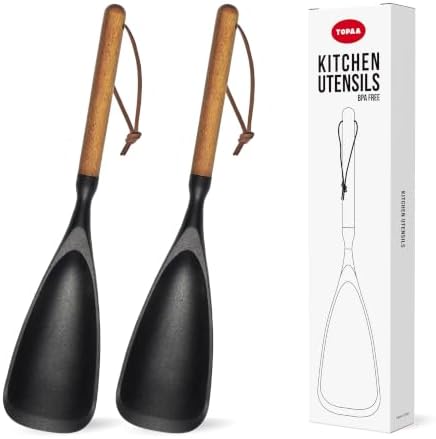 Silicone Cooking Spoon Spatula for Nonstick Cookware,Heat
