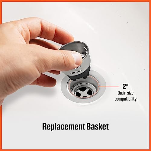 HIGHCRAFT 97733-2 Junior Duo Strainer/Stopper, 1.5 inch, 2 Pack