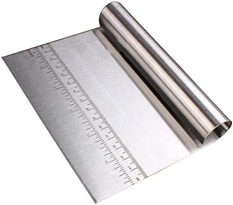 eoocvt Stainless Steel Dough Scraper Cake Pizza Cutter Pastry Bread