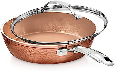 Gotham Steel 10 Inch Hammered Non Stick Frying Pans, Nonstick Frying