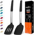 BakeRoyal Silicone Spatula Set - Turner Spatulas Silicone Heat