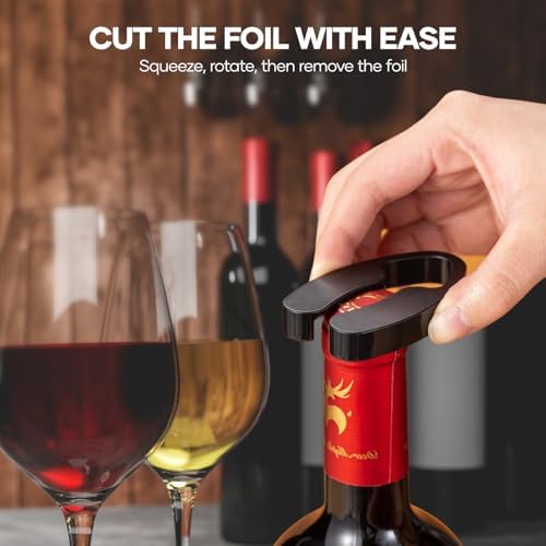 Crenova Electric Wine Opener, Rechargeable Wine Bottle Corkscrew