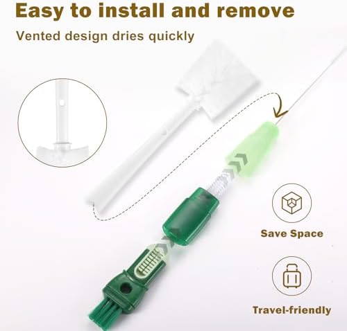 XYFuuee 5Pcs Water Bottle Cleaner Brush Set 5 in 1 Cup Straw Cleaning
