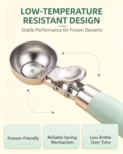 Cookie Ice Cream Scoop Set, Cookie Scoops Set of 2, Cookie Dough