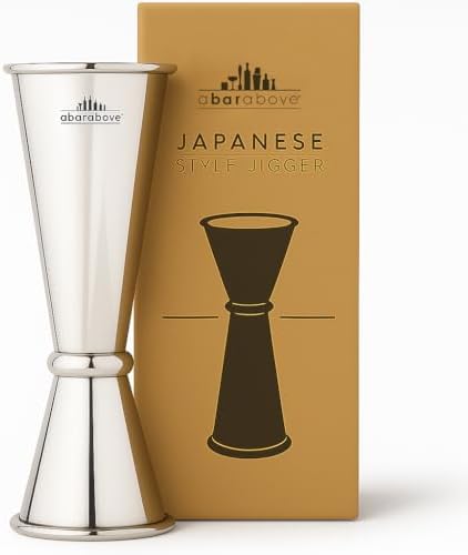 A Bar Above Japanese Style Jigger, 10 Measurements, Stainless Steel