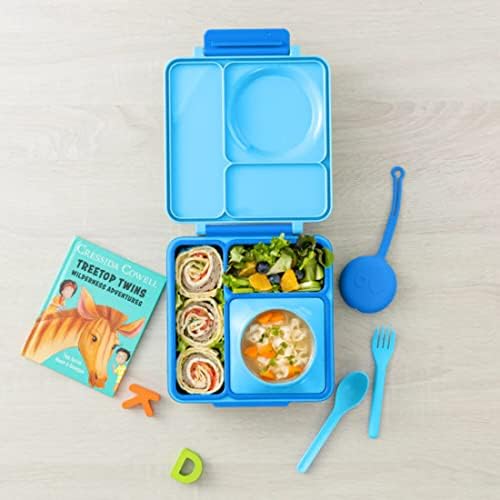 Omie OmieBox Kids Insulated Leakproof Bento Lunch Box with Food Jar