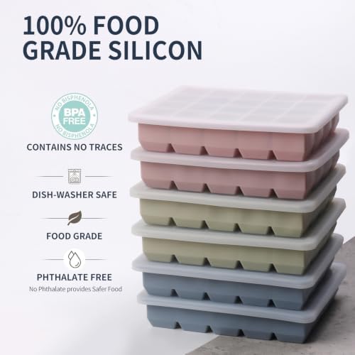 1 Tbsp Silicone Freezer Molds, Silicone Food Freezer Tray | Freezer