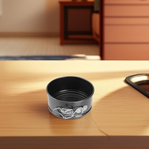 4pcs Mini round Cake Pan Set, Carbon Steel, Easy Release