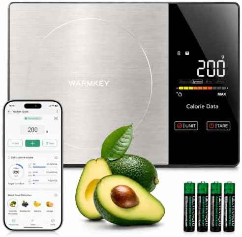 Smart Nutrition Food Scale with App - 1g Precision Digital Kitchen