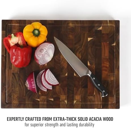 Calphalon Edge Guard Acacia Cutting Board, 20 x 15 Inches