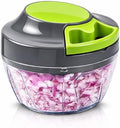 Manual Food Processor & Vegetable Chopper, Hand Pull String Garlic