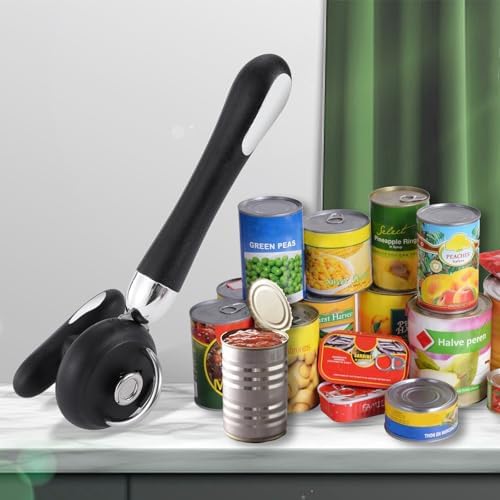 Can Opener Manual Tin Opener Stainless Steel Heavy Duty, Oversized