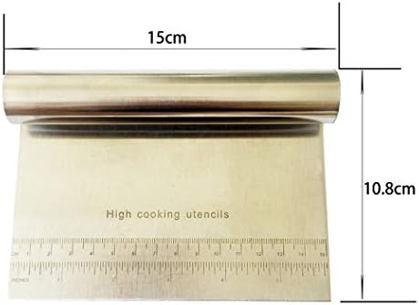 Stainless Steel Dough Pastry Scraper Cutter Chopper with Measuring