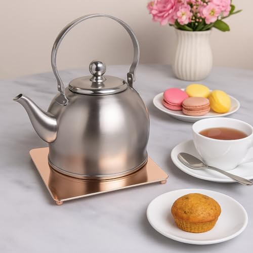 Creative Home Royal Tea Stainless Steel Kettle, 1.0 Quart