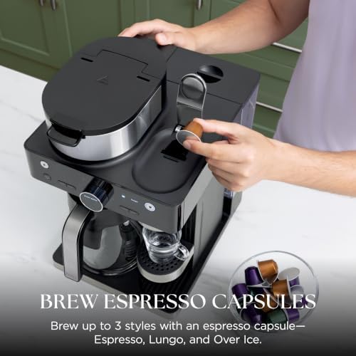Ninja CFN601 Espresso & Coffee Maker, Black