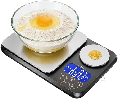 Rechargeable Digital Dual Platform Food Kitchen Scales Weight