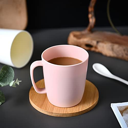 Coffee Mugs Set of 5,10 Ounce,3 Basic Colors