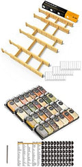 SpaceAid Bamboo Drawer Dividers with Inserts and Labels, 6 Dividers