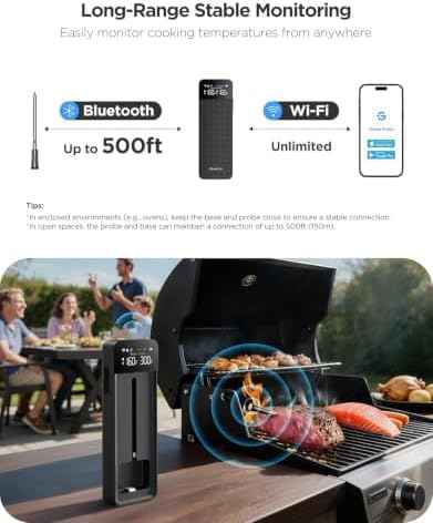 GoveeLife Smart Bluetooth Wireless Meat Thermometer