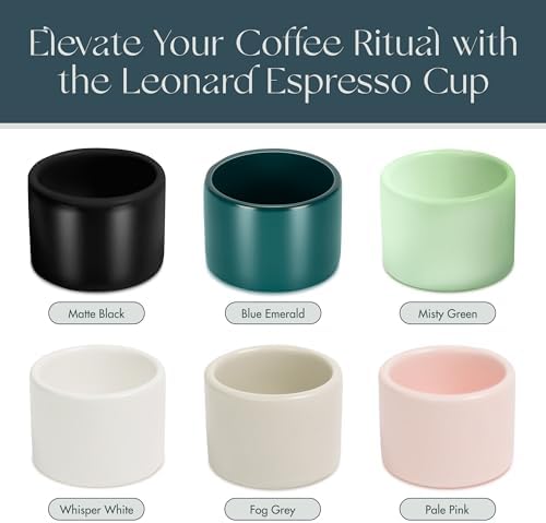 Folk Ceramics Leonard Ceramic Espresso Cups | Modern Stackable