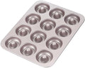 CHEFMADE Donut Mold Cake Pan, 12-Cavity Non-Stick Ring Doughnut