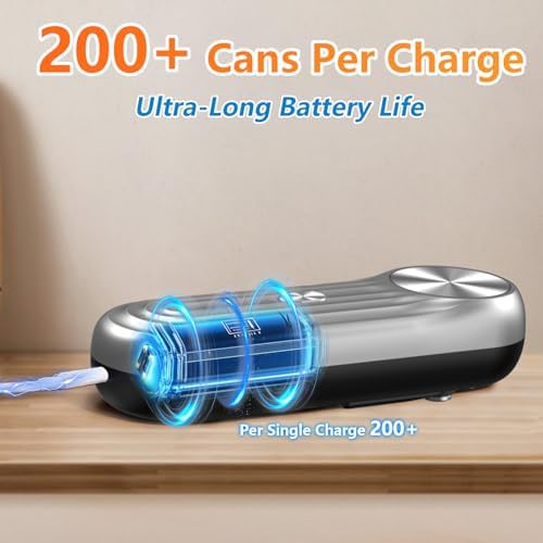 Electric Can Opener, One Touch Automatic Can Opener for Seniors