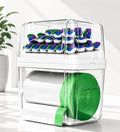 Trash Bag Dispenser Dishwasher Pods Organizer, Clear Acrylic Garbage