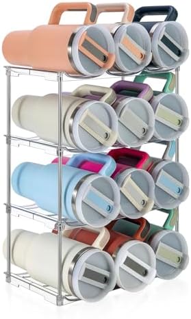 Sbosbo Water Bottle Organizer for Stanley 40 oz Tumbler, Stackable
