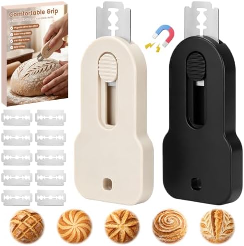 2 Pack Bread Lame,Extractable Bread Sourdough Scoring Tool