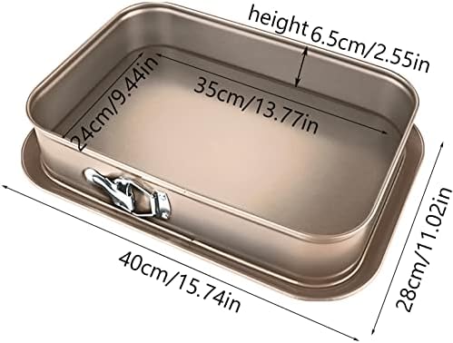 Meleg Otthon Springform Cheesecake Pan - Leakproof, Nonstick