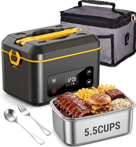 RUDAP 24000mAh Cordless Electric Lunch Box, 1.2L